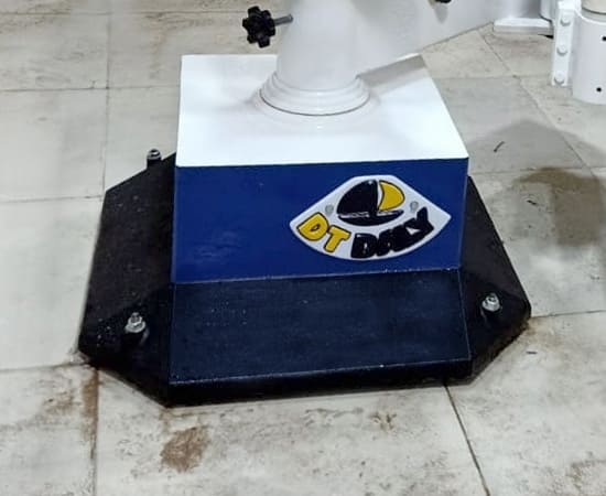 قاعدة من الزهر لماكينة حلايا الرخام